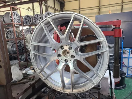 원조[부산휠복원] 벤츠GLE 63AMG 22인치 사고휠 휠복원 / 부산 기장군