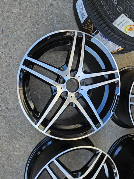 원조[부산휠복원] 벤츠 AMG 스타일 휠크랙 수리! / 부산 기장군