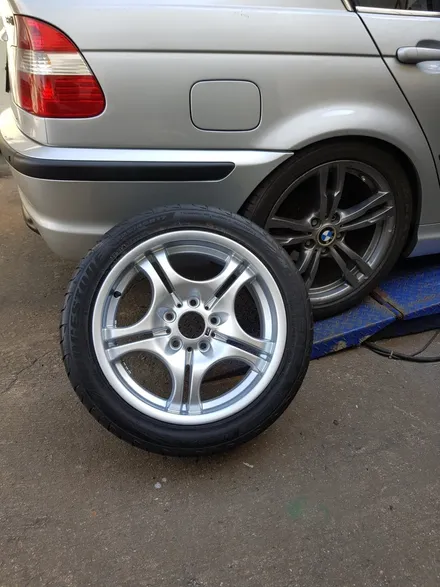 원조[부산휠수리][부산휠복원] BMW 3시리즈 순정휠 휠수리 휠복원 휠도색 / 부산 기장군