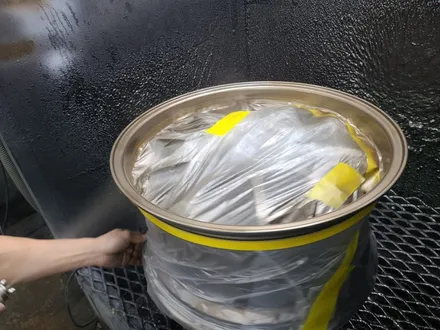 원조[부산휠복원] 볼크 CE28 측면 사고건 휠복원! / 부산 기장군