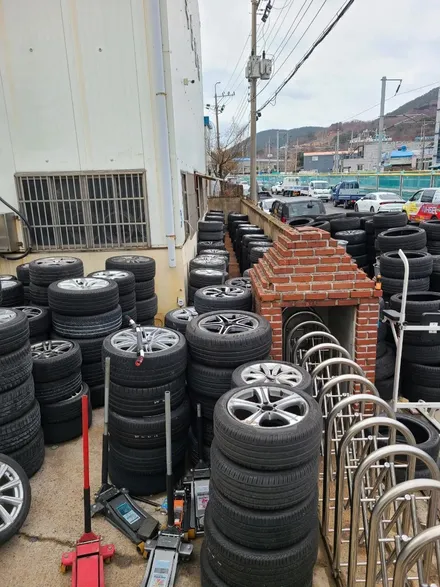 원조[부산휠도색] BMW 351M 19인치 주차상처 휠도색 작업 / 부산 기장군
