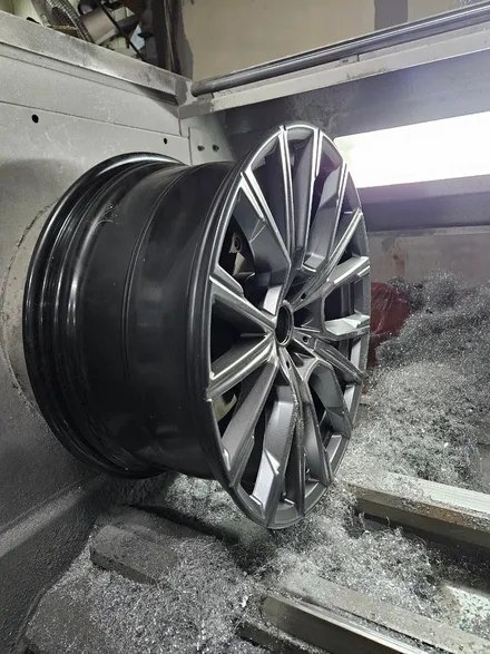 원조[부산휠복원] BMW 760 20인치 휠복원! / 부산 기장군