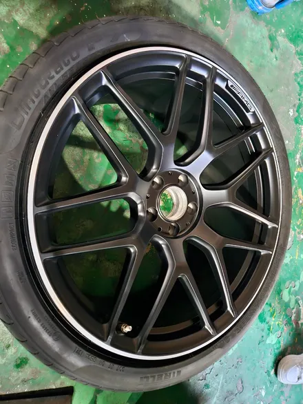 원조[부산휠복원] 벤츠 GT63 대략난감 휠복원 작업! / 부산 기장군