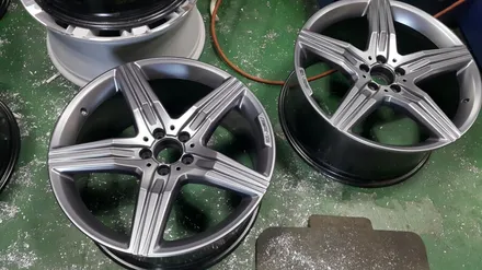 벤츠s63amg 20인치 주차상처 휠수리 다야컷팅 / 부산 기장군