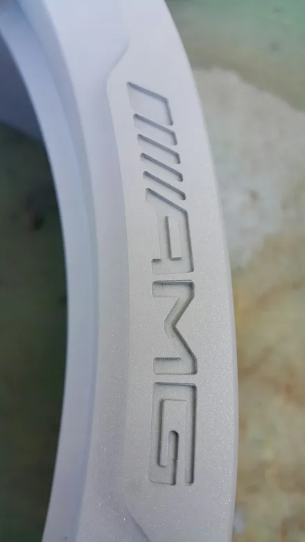 [부산휠복원][부산휠수리][부산중고휠] 벤츠 cls63 amg 휠수리 다야컷팅 건메탈 분체도장 / 부산 기장군