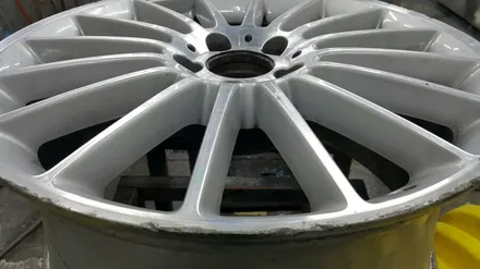 [부산휠수리][벤츠중고휠][부산휠복원] 벤츠s63amg 19인치 휠복원 / 부산 기장군