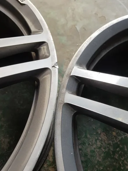 원조[부산휠복원][부산휠수리] [벤츠휠복원.[벤츠휠수리]벤츠w221-S63amg 20인치 단조 포밍휠 주차상처 휠수리/휠복원/다야컷팅재생! / 부산 기장군