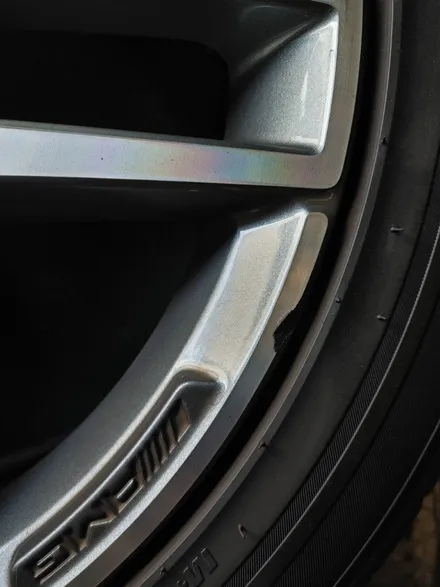 벤츠S400AMG 19인치휠 주차상처 휠수리 휠복원 휠도색 다야컷팅 재생하기! / 부산 기장군