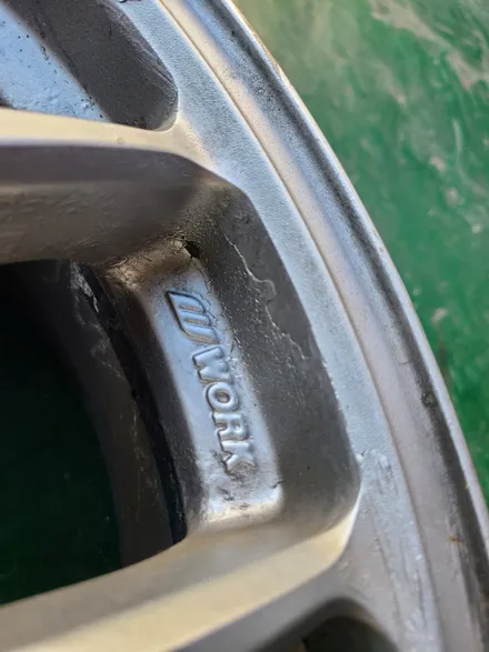 [부산휠복원] 워크 CR카이 경량휠 휠수리 휠복원 휠도색 작업비용? / 부산 기장군