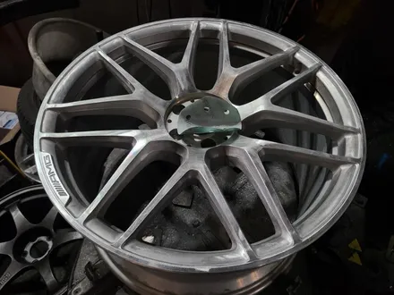 원조[부산휠복원] 벤츠GLE 63AMG 22인치 사고휠 휠복원 / 부산 기장군