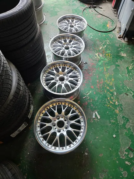 원조[부산휠복원] BMW E39 BBS OEM 제품 휠복원 작업! / 부산 기장군