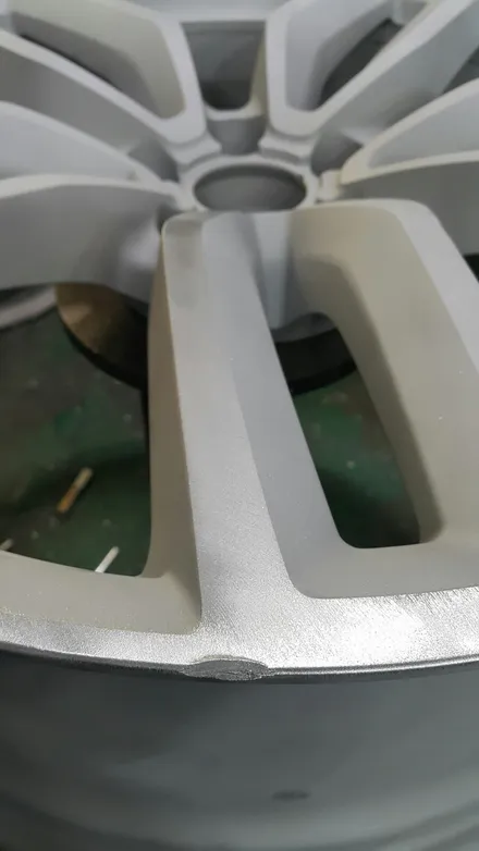 원조[부산휠복원][부산휠수리]아우디 SQ5 21인치 주차상처 용접가공 도장 다야컷팅 작업 / 부산 기장군