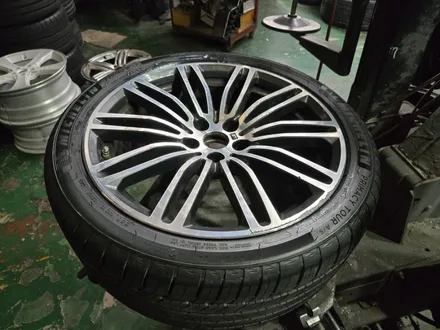 원조[부산휠복원] BMW 휠 굴절수리 / 부산 기장군