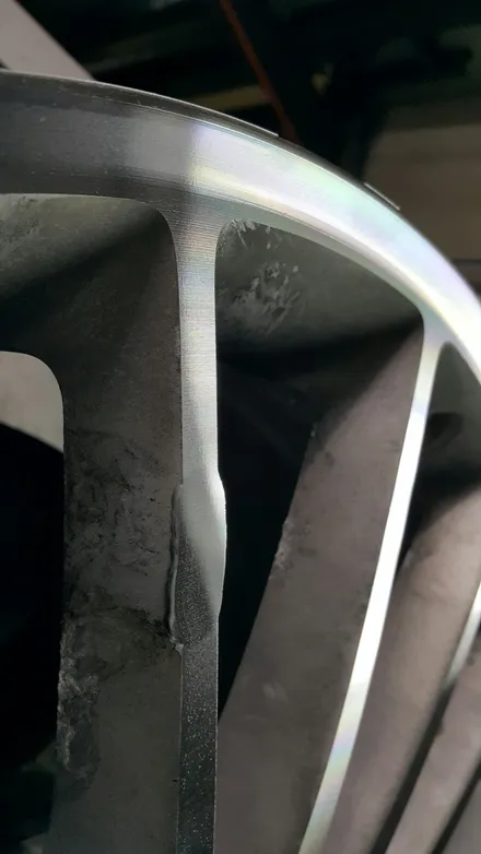 [부산휠수리][벤츠중고휠][부산휠복원] 벤츠s63amg 19인치 휠복원 / 부산 기장군