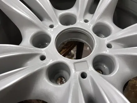 [부산휠수리][부산휠복원][부산중고휠] Bmw19인치 351m팩휠 주차상처 수정 하이퍼 블랙 분체도장 / 부산 기장군