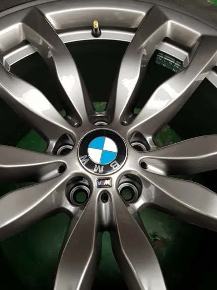 [부산휠수리][부산중고휠][부산휠복원] BMW X6 550M 20인치 주차상처 휠수리 / 부산 기장군