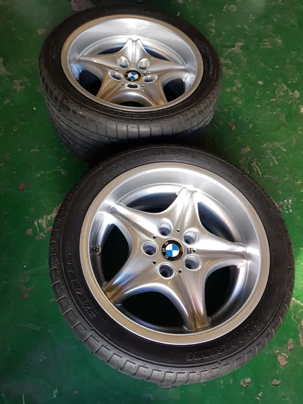 원조[부산휠복원][부산중고휠]BMW Z3 올드카 반열에 들어서는데 순정휠로 복원작업! / 부산 기장군