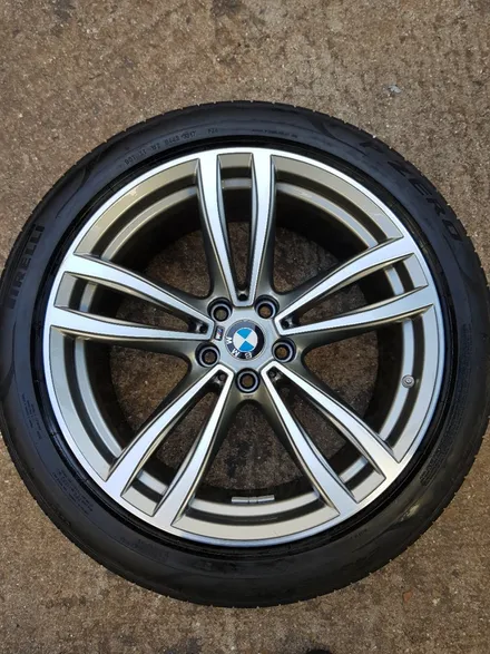 [부산휠수리][부산휠복원][부산중고휠]BMW G시리즈730M팩휠 주차상처 다야컷팅복원 / 부산 기장군