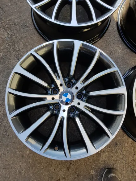 [원조][부산휠복원][부산휠수리][부산중고휠]BMW528i 럭셔리휠 건메탈 다야컷팅 리폼작업! / 부산 기장군