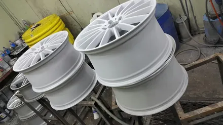 [부산휠수리][벤츠중고휠][부산휠복원] 벤츠s63amg 19인치 휠복원 / 부산 기장군