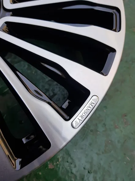 원조[부산휠복원][부산휠수리]G63Amg  G바겐 22인치 만소리휠 다야컷팅 재생하기! / 부산 기장군