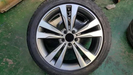 [부산휠수리][부산휠복원][부산중고휠]벤츠S500 19인치 휠깨짐 수리 다야컷 재생하기 / 부산 기장군