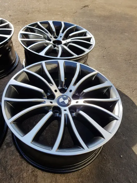 [원조][부산휠복원][부산휠수리][부산중고휠]BMW528i 럭셔리휠 건메탈 다야컷팅 리폼작업! / 부산 기장군