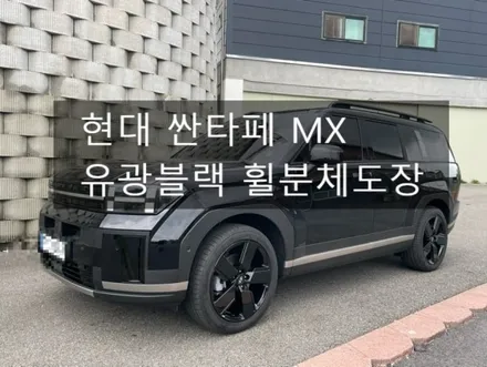싼타페MX 중식도 휠 천안휠분체도색