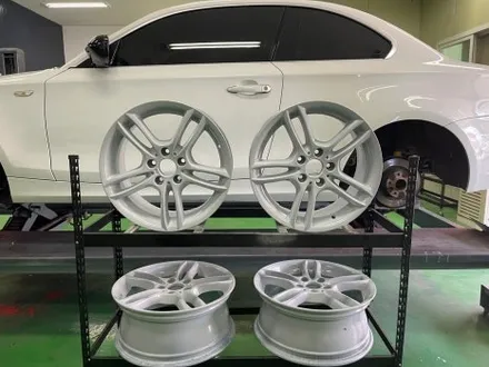 천안)  BMW E82 120D 휠복원