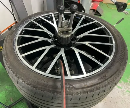 벤츠 S580 다이아컷팅 휠복원
