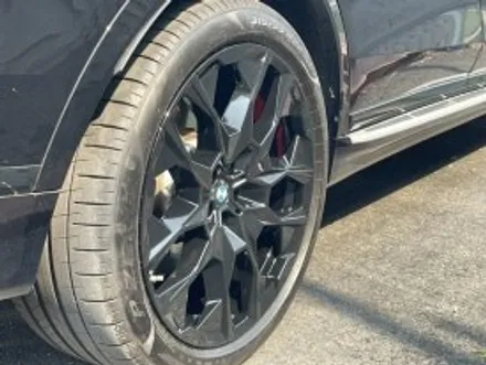 당진)BMW X7 하이그로시 블랙 휠 분체도색, 캘리퍼도색 작업기
