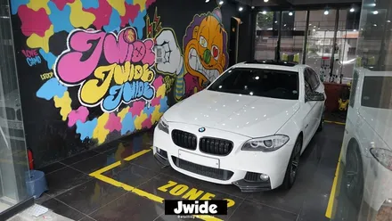 수원랩핑 BMW 520d 실내랩핑! 꼼꼼하고 깔끔하게! / 경기 수원 영통