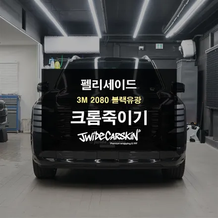 펠리세이드 드레스업 튜닝 크롬죽이기 랩핑 / 경기 수원