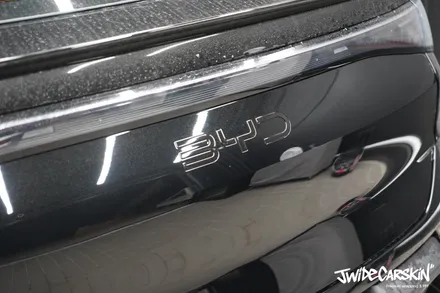 영통랩핑업체에서 진행한 BYD 씨라이언7 엠블럼 블랙 랩핑 시공 후기, 디테일까지 완성도 높게 / 경기 수원 영통