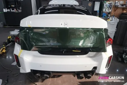 BMW M2차량에 미드나잇 그린 전체랩핑 시공 후기 / 광교ppf 제이와이드 / 경기 수원 영통