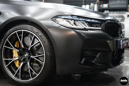 광교 용인 랩핑 BMW M5 자동차 전체랩핑 알아볼 때는? / 수원,광교,동탄