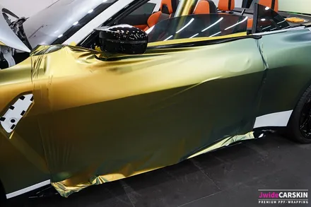 BMW M4 랩핑 에이버리 컬러플로우사틴프레쉬스프링 시공 / 수원,광교,동탄