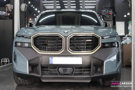 BMW XM랩핑 카본파이버블랙 부분 시공 / 수원,광교,동탄