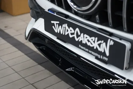 수원랩핑 벤츠 GLE53 AMG 루프스킨 사이드미러 크롬죽이기 부분랩핑 / 경기 수원
