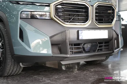 BMW XM랩핑 카본파이버블랙 부분 시공 / 수원,광교,동탄