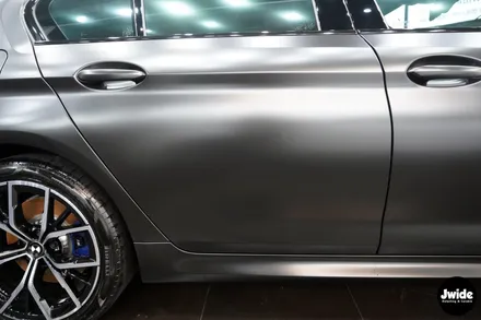 BMW랩핑 전체 사틴블랙 차량랩핑 530e 시공 / 수원,광교,동탄