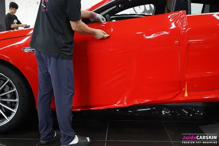 벤츠 GT43AMG 3M2080 유광핫로드레드 전체랩핑 / 수원,광교,동탄