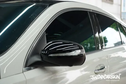 수원랩핑 벤츠 GLE53 AMG 루프스킨 사이드미러 크롬죽이기 부분랩핑 / 경기 수원