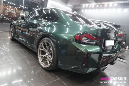 BMW M2차량에 미드나잇 그린 전체랩핑 시공 후기 / 광교ppf 제이와이드 / 경기 수원 영통
