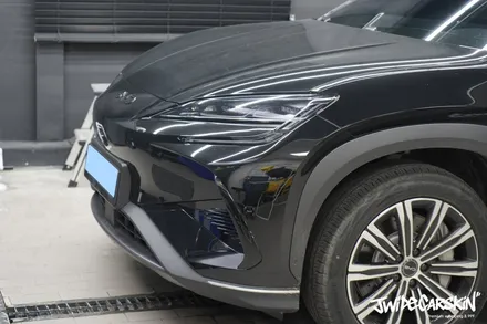 영통랩핑업체에서 진행한 BYD 씨라이언7 엠블럼 블랙 랩핑 시공 후기, 디테일까지 완성도 높게 / 경기 수원 영통
