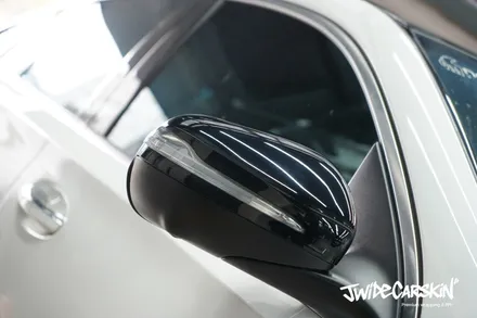 수원랩핑 벤츠 GLE53 AMG 루프스킨 사이드미러 크롬죽이기 부분랩핑 / 경기 수원