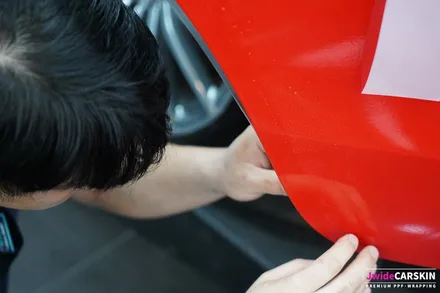 벤츠 GT43AMG 3M2080 유광핫로드레드 전체랩핑 / 수원,광교,동탄