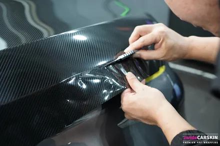 벤츠 A45AMG 듀오톤랩핑 및 카본PPF 블랙PPF 시공 / 수원,광교,동탄