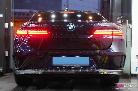BMW i7 뒷 범퍼 기스제거 후 예방 PPF / 수원,광교,동탄
