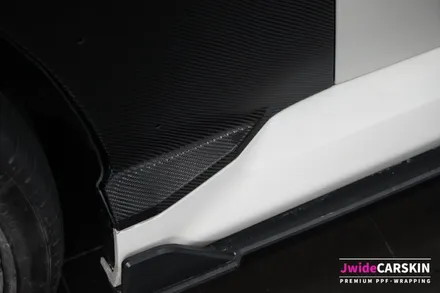광교 랩핑 전문업체 제이와이드 - BMW G87 M2 프론트 휀다 무광 카본 랩핑 시공 후기 / 경기 수원 영통